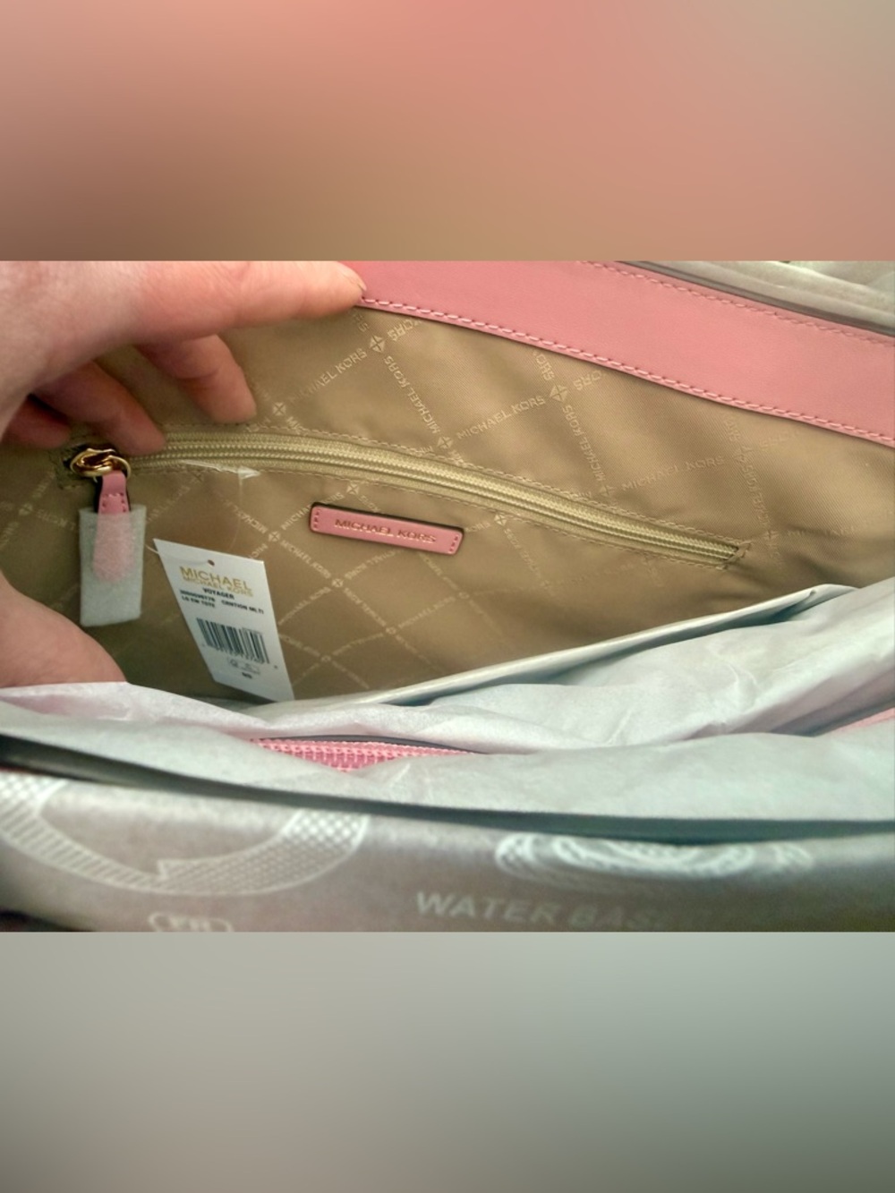 Michael Kors Pink Ombre Signature Tote, Crossbody & Wallet Set - Picture 7 of 13